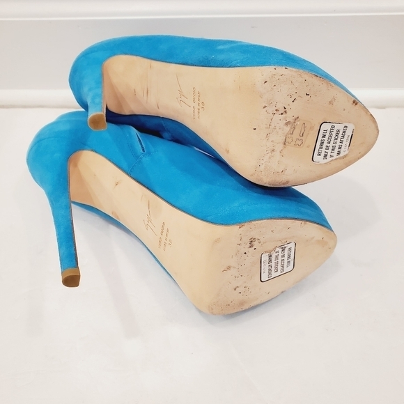 Giuseppe Zanotti Turquoise Booties - Picture 7 of 9